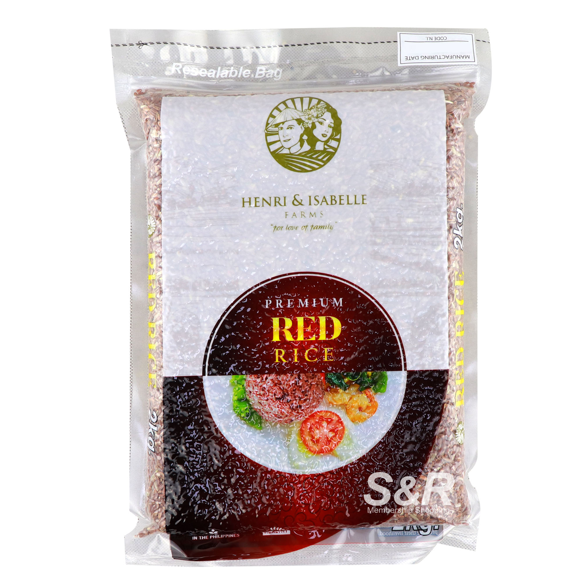 Henri & Isabelle Farms Premium Red Rice 2kg